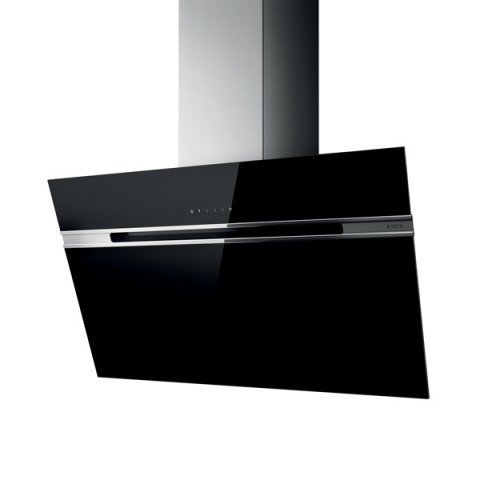 Elica STRIPE BL/A/90/LX вытяжка наклонная черная