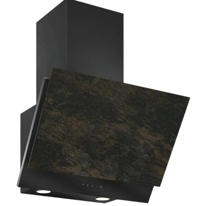 Elikor Рубин Ceramics S4 90П-700-Э4Д антрацит/бронзовый травертин вытяжка