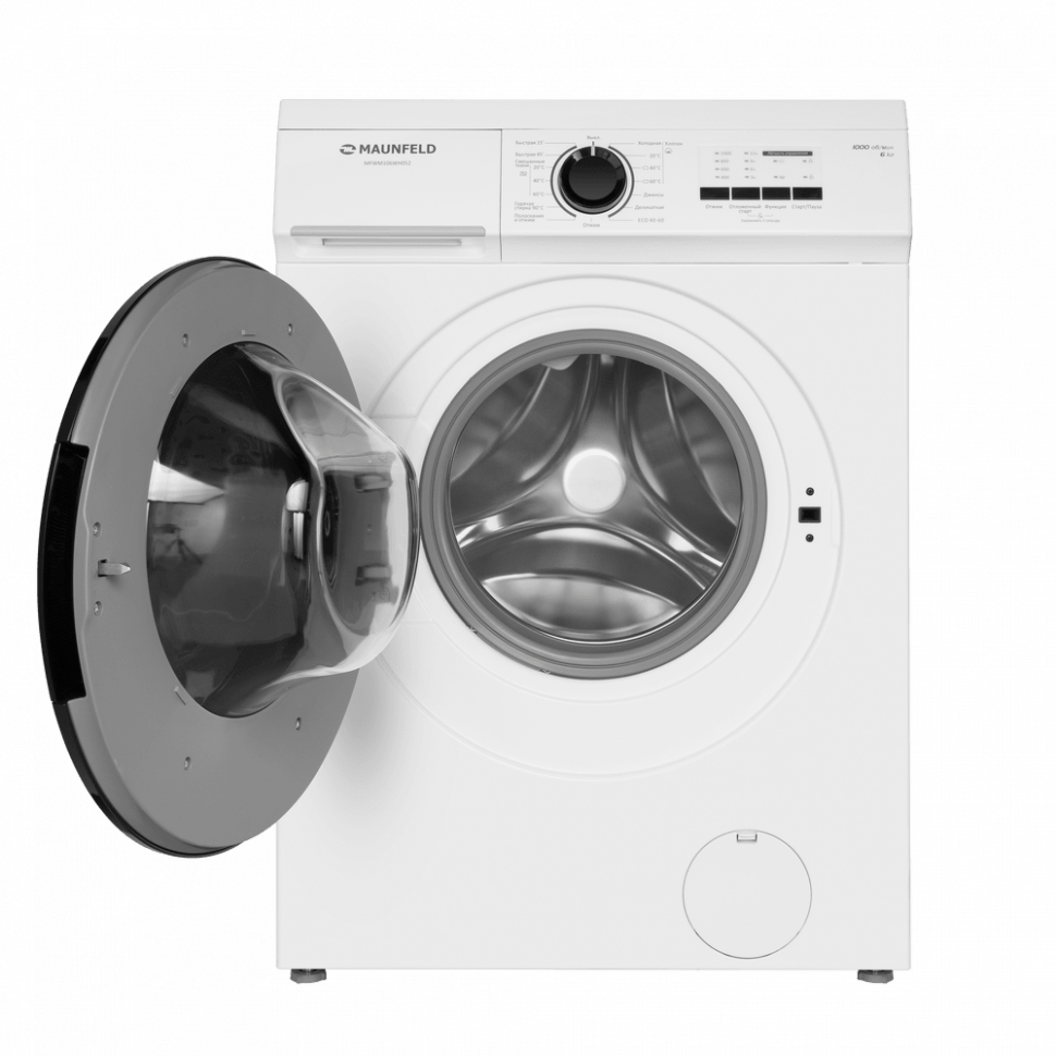 Maunfeld MFWM106WH052 отдельностоящая стиральная машина
