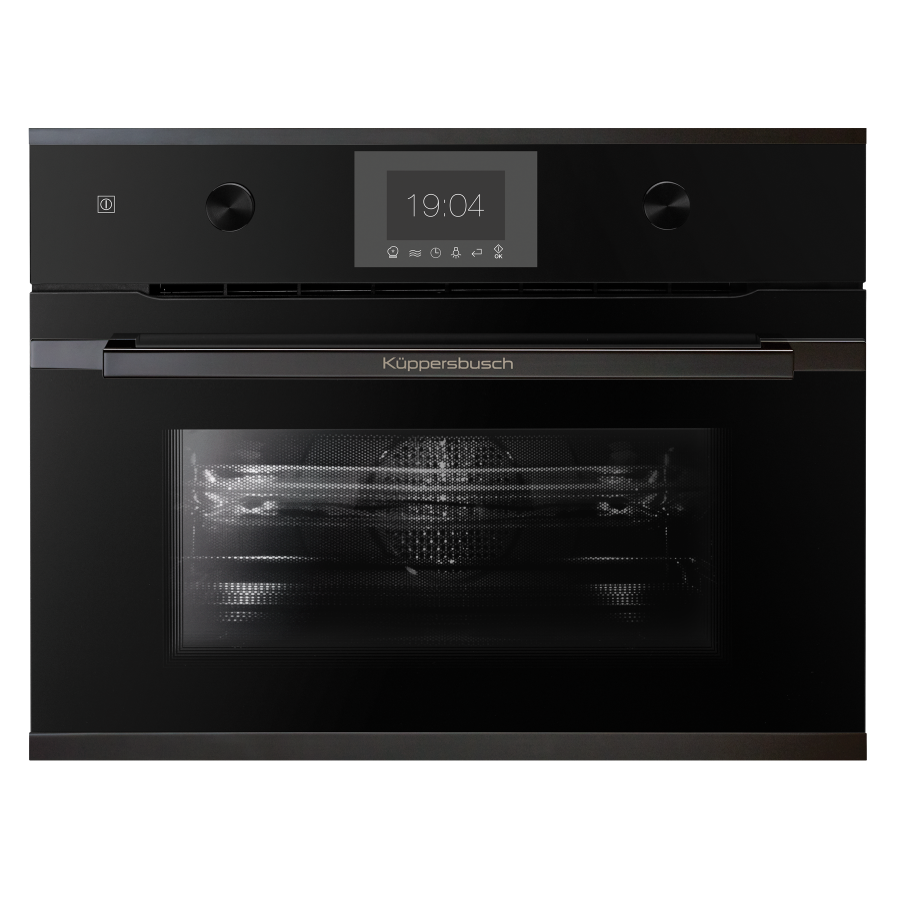 Kuppersbusch CBM 6350.0 S2 Black Chrome компактный духовой шкаф с микроволнами