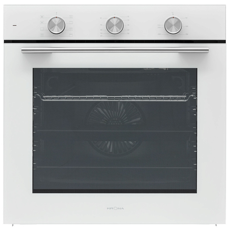 Krona steel BIRNE 60 WH электрический духовой шкаф