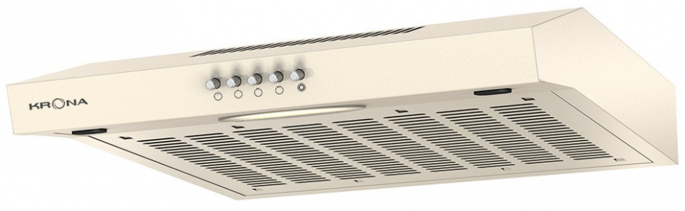 Krona steel ERMINA 500 ivory PB вытяжка кухонная