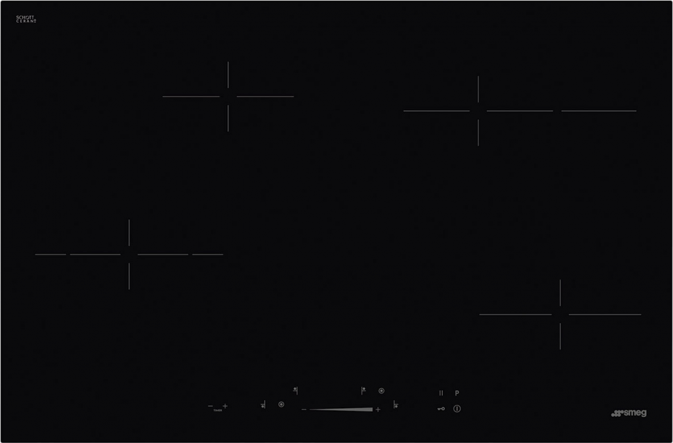 Smeg SE484EMTD электрическая варочная панель