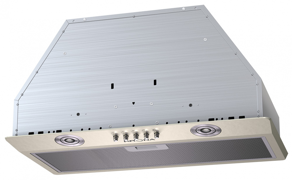 Krona steel RUNA 600 ivory PB вытяжка кухонная