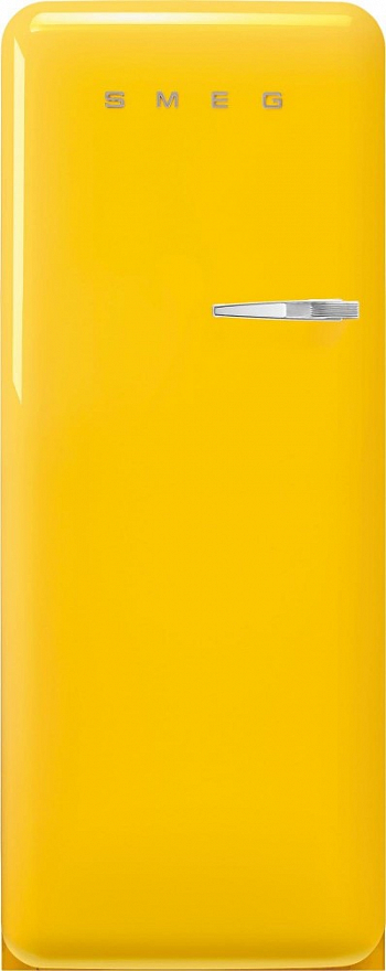 Smeg FAB28LYW5 отдельностоящий однодверный холодильник желтый