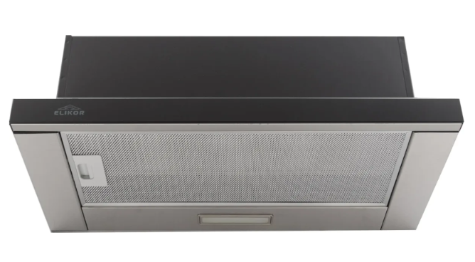 Elikor Интегра GLASS 60Н-400-В2Д нерж/стекло черное R вытяжка