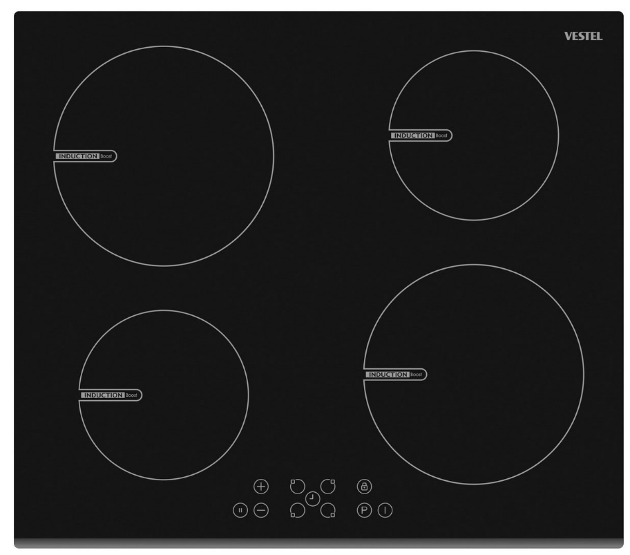 Vestel VHI64201B индукционная варочная панель