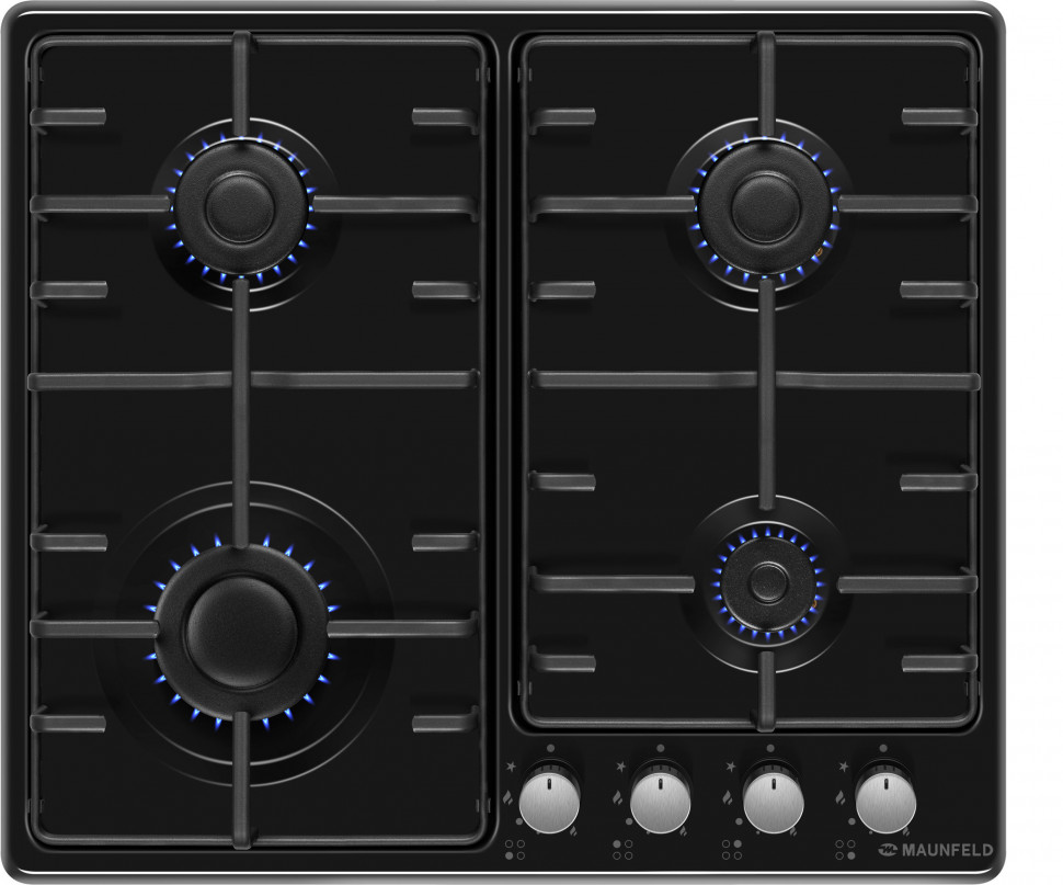 Maunfeld EGHE.64.3STS-EB/G газовая варочная поверхность