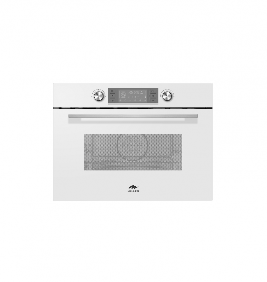 Millen MEOM 045 WH компактный электрический духовой шкаф с функцией СВЧ