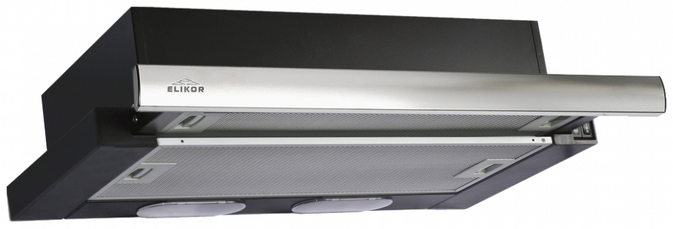 Elikor Интегра 50П-400-В2Л черный/нерж вытяжка