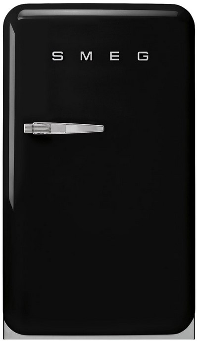 Smeg FAB10RBL6 отдельностоящий однодверный холодильник черный