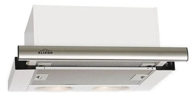 Elikor Интегра S2 60Н-700-В2Д нерж/нерж вытяжка встраиваемая телескопическая