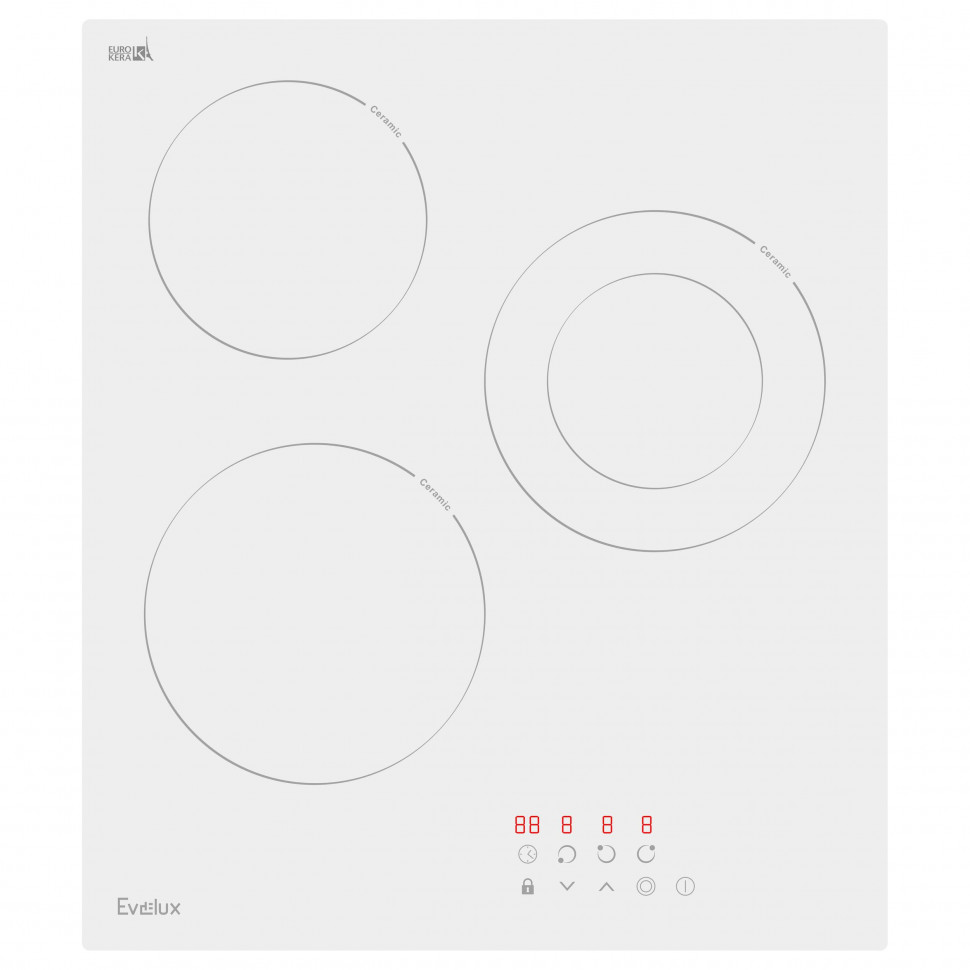 Evelux HEV 431 W электрическая варочная панель