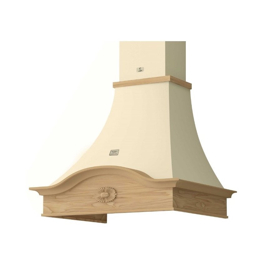 LEX MILANO 900 IVORY вытяжка купольная с багетом