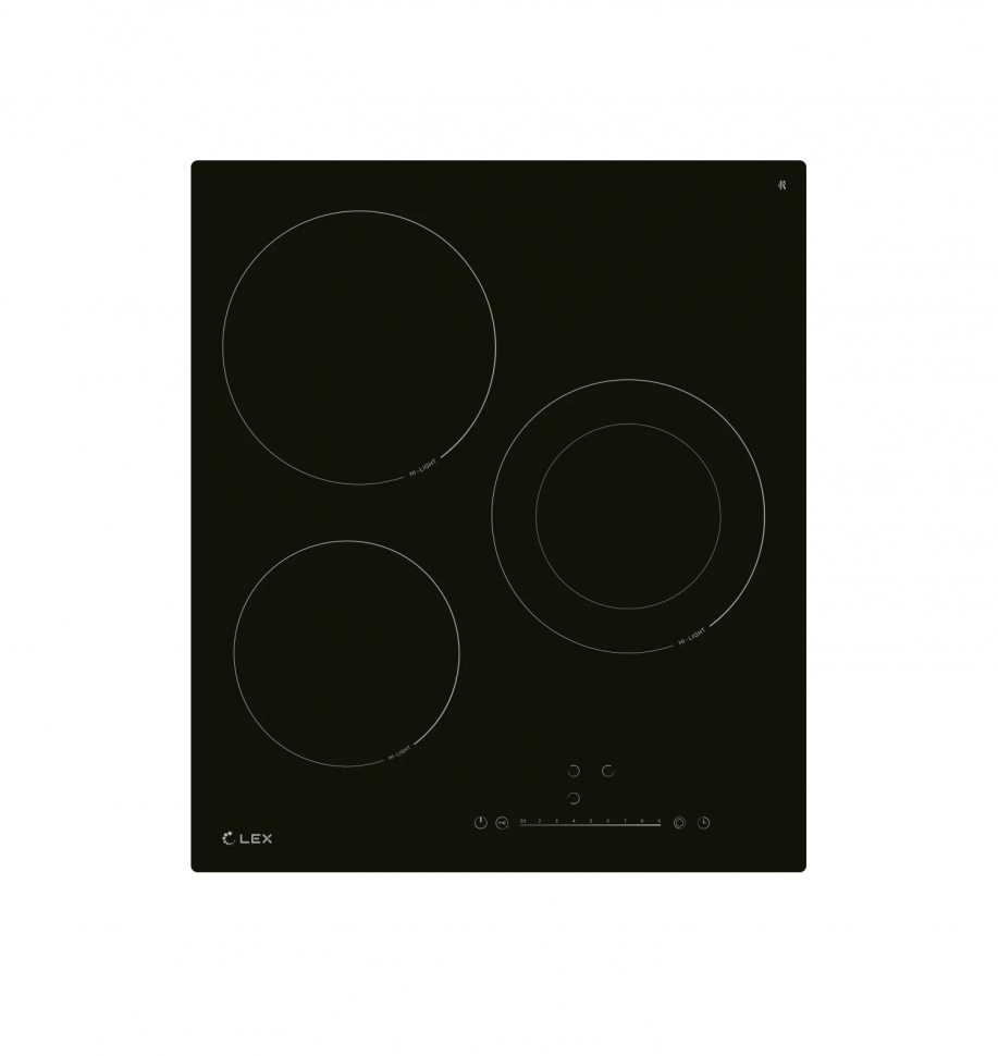 Lex EVH 431A BL электрическая варочная панель