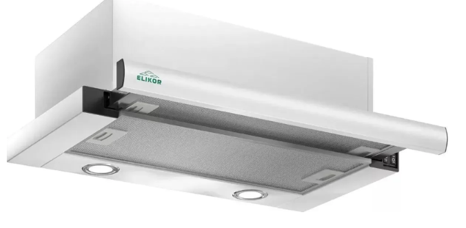 Elikor Интегра S2 60П-700-В2Д белый/белый вытяжка встраиваемая телескопическая