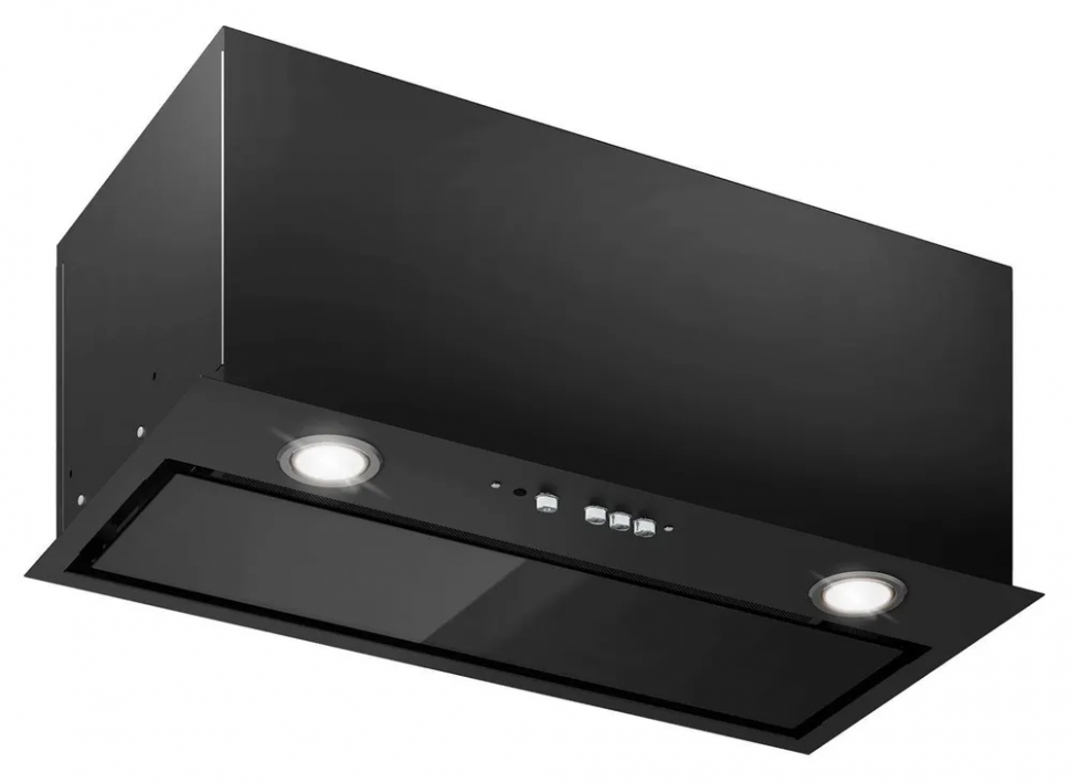 Elikor Cube 60П-1000 черный/черный вытяжка