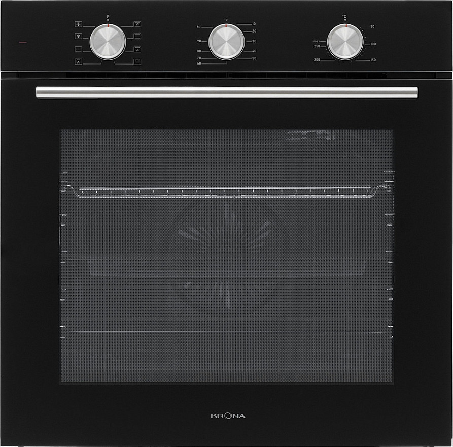 Krona steel BIRNE 60 BL электрический духовой шкаф