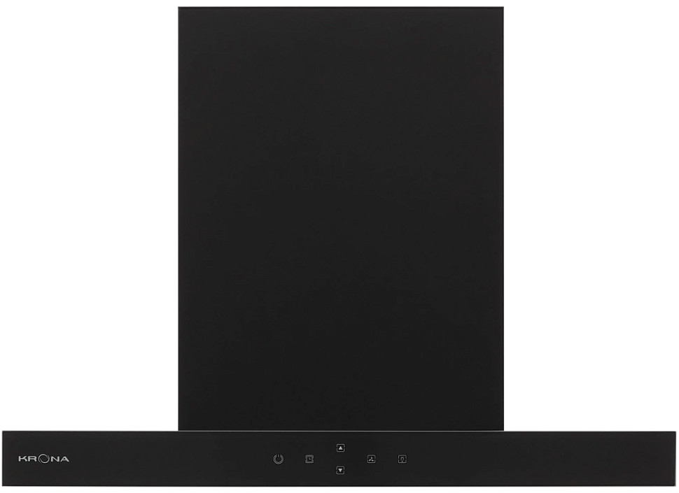 Krona steel ONYX 600 GLASS BLACK S вытяжка