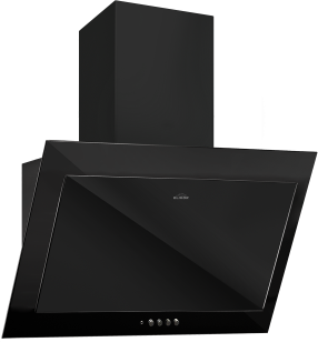 Elikor Коралл 60П-430-К3Д черный/черн.стекло вытяжка