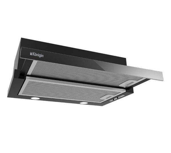 Konigin Helena Black 60 2C-НL160-0101 вытяжка встраиваемая телескопическая