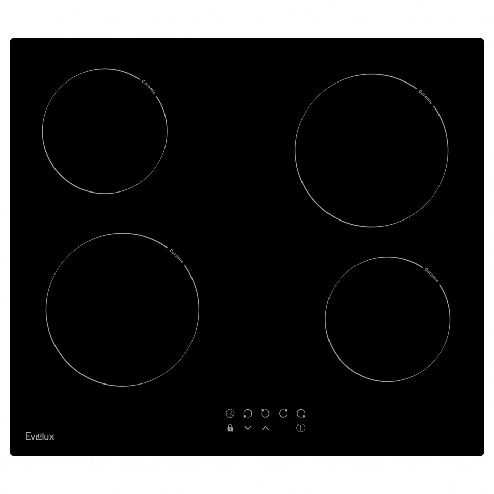 Evelux HEV 640 B электрическая варочная панель