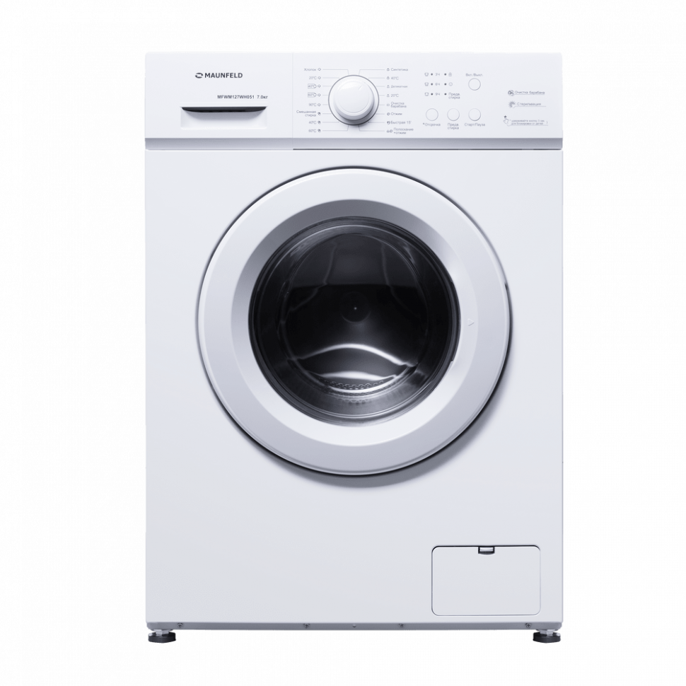 Maunfeld MFWM127WH051 отдельностоящая стиральная машина
