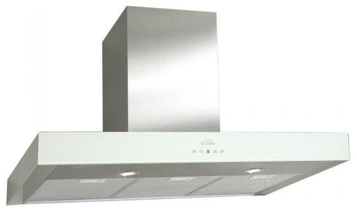 Elikor Агат 90Н-1000-Е4Д нерж/белый вытяжка купольная