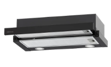 Krona steel KAMILLA T 600 BLACK (2 мотора) вытяжка