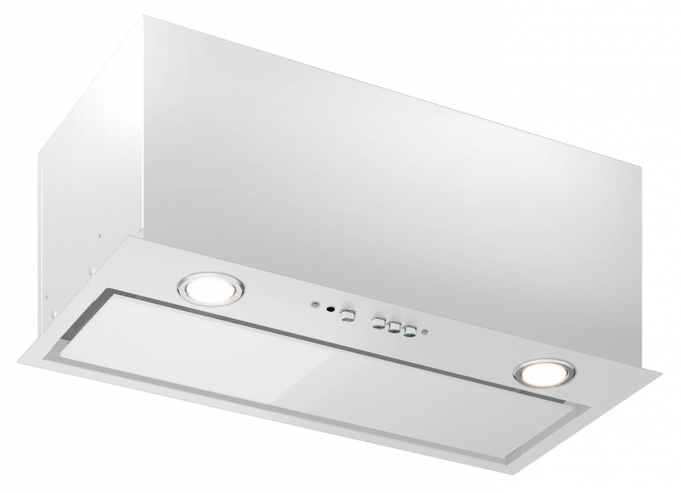 Elikor Cube 60П-1000 белый SM/белый вытяжка