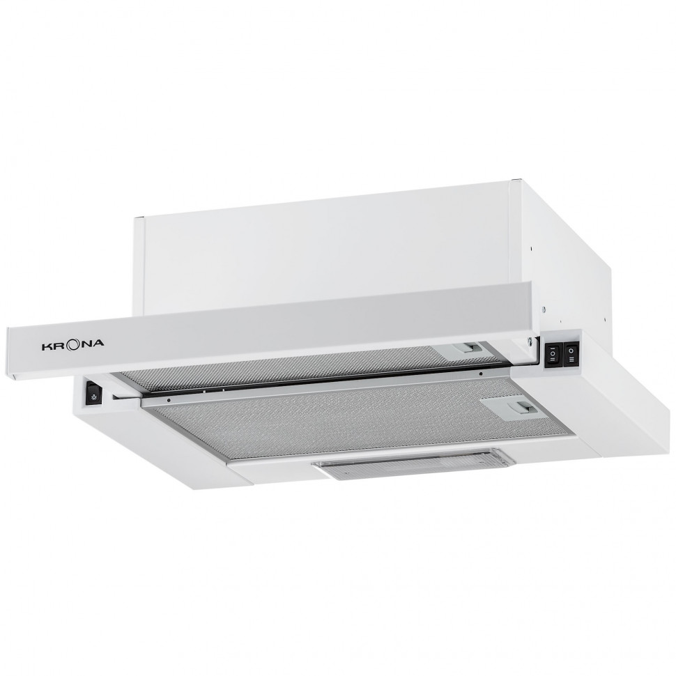 Krona steel KAMILLA 450 WHITE вытяжка кухонная