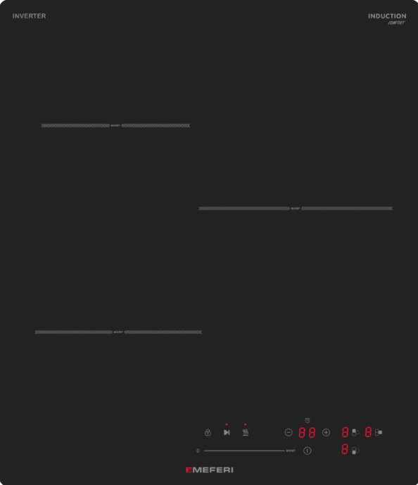 Meferi MIH453BK COMFORT индукционная варочная панель