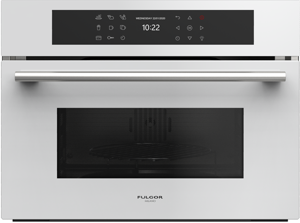 Fulgor FGMO 4508 TEM WH компактный духовой шкаф с функцией свч