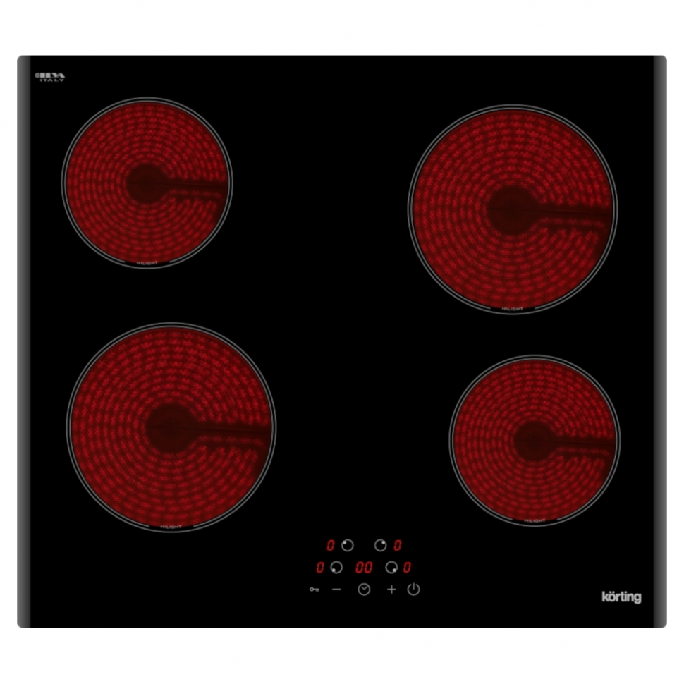 Korting HK 60003 B электрическая варочная панель