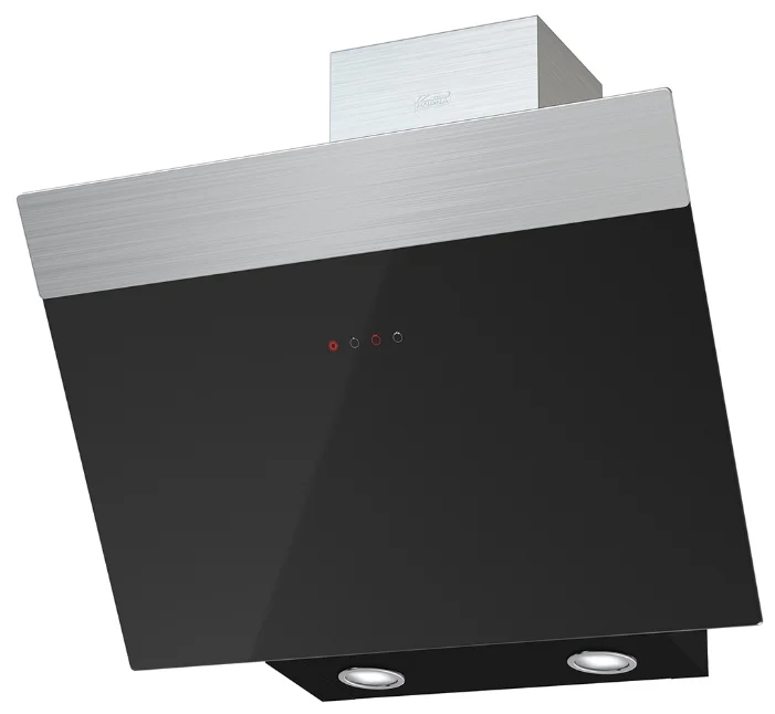 Krona steel Kristen 600 black/inox S вытяжка кухонная