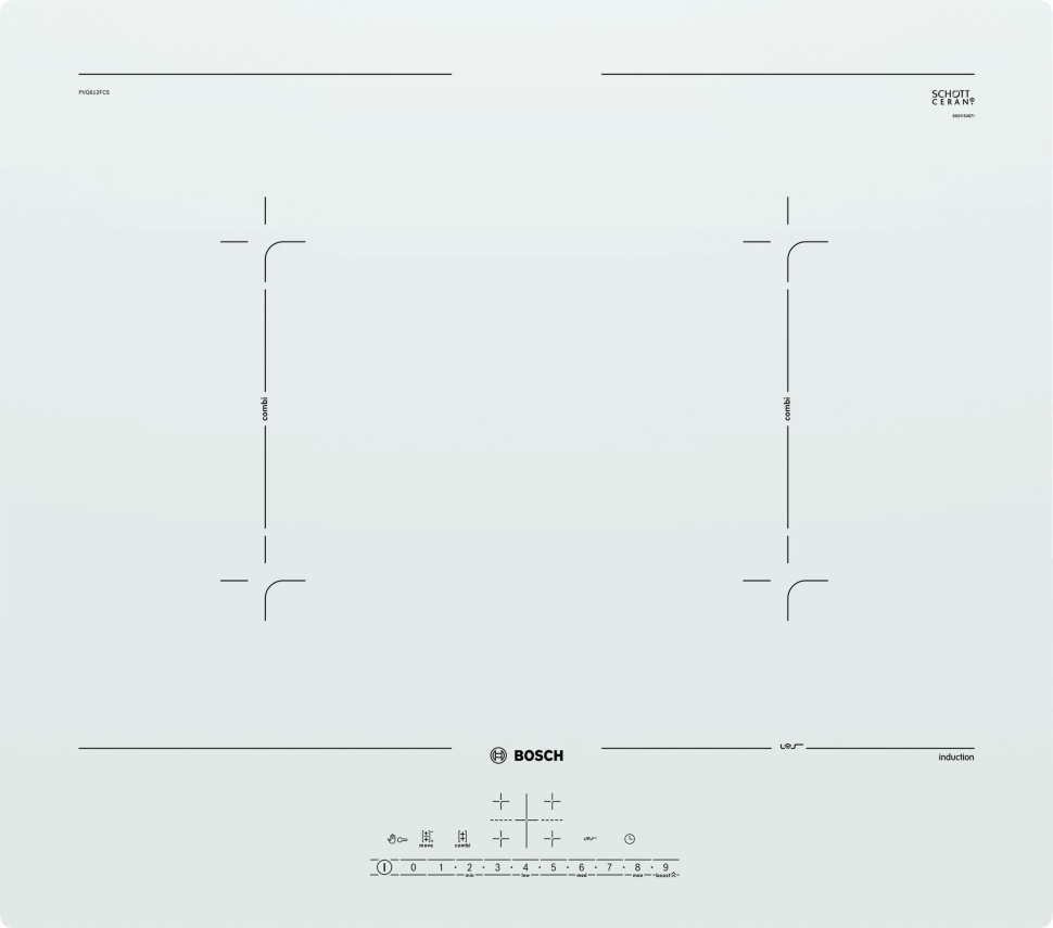 Bosch PVQ612FC5E индукционная варочная панель