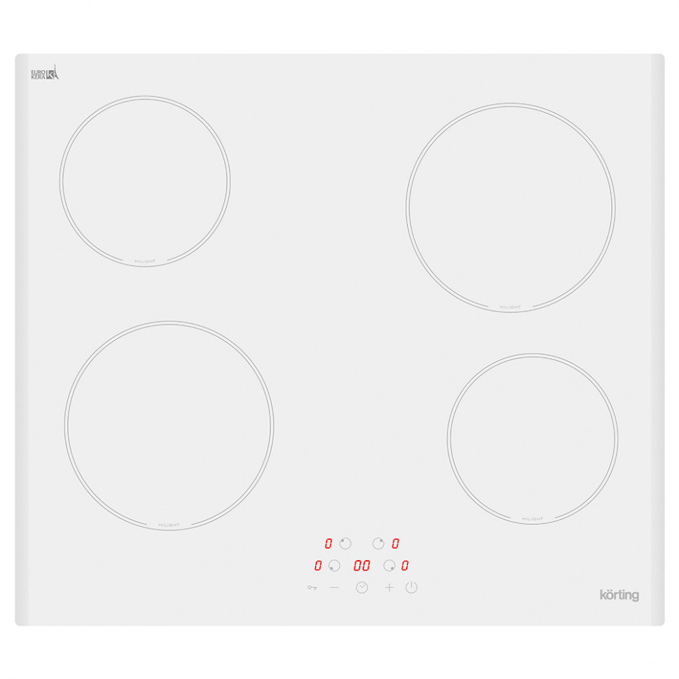 Korting HK 60003 BW электрическая варочная панель
