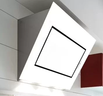 Falmec QUASAR GLASS WHITE 90 вытяжка