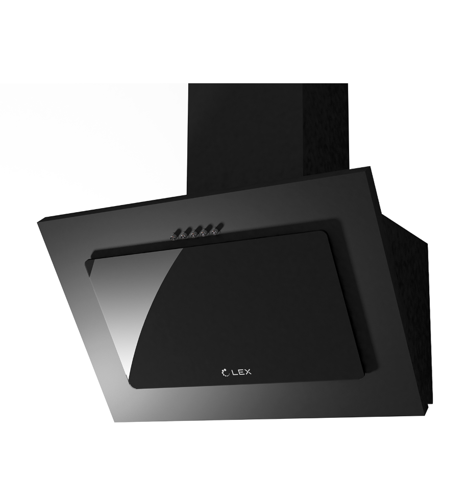 LEX MIKA 600 BLACK вытяжка наклонная