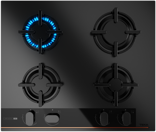 Teka GBC 64-G1 GBN MATT BLACK газовая варочная панель