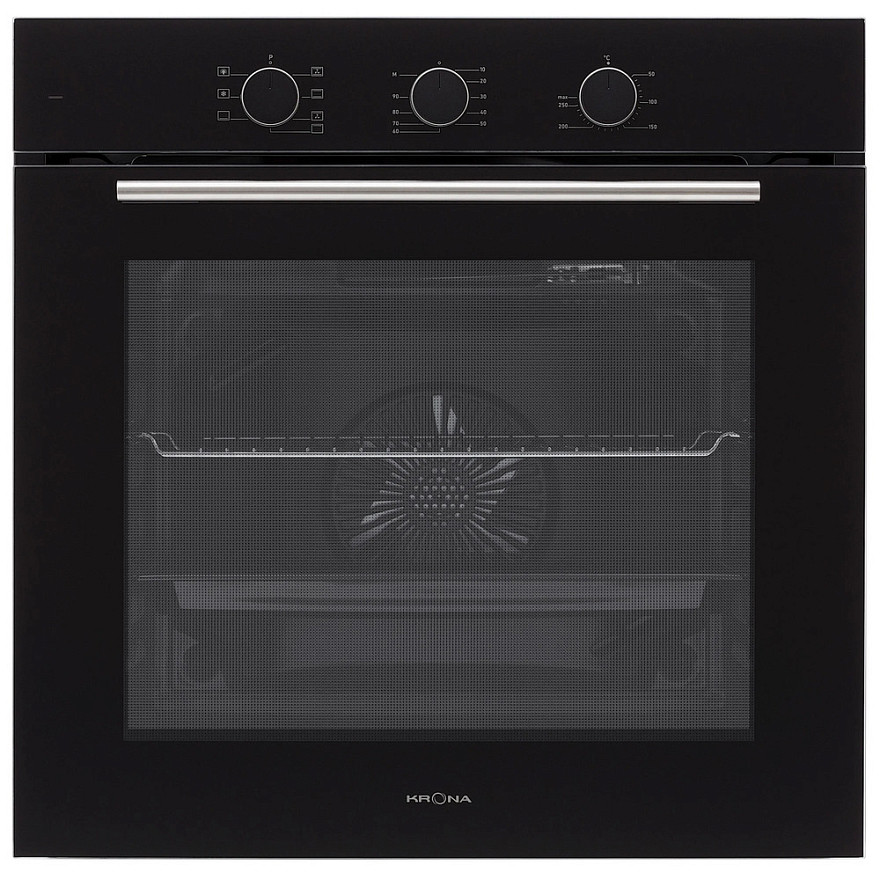 Krona steel ELEMENT plus 60 BL электрический духовой шкаф