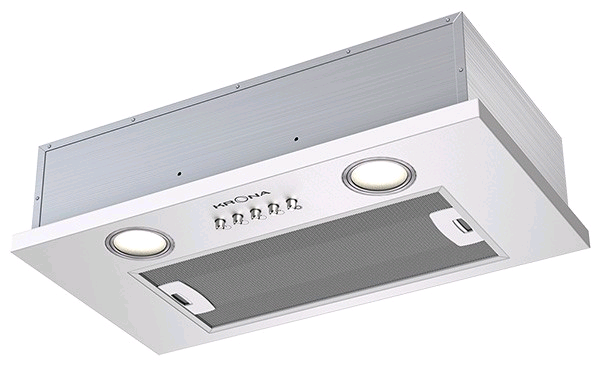 Krona steel SELINA 600 white PB вытяжка кухонная