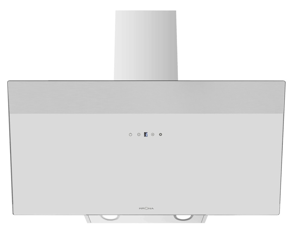 Krona steel KRISTEN A 900 white S вытяжка