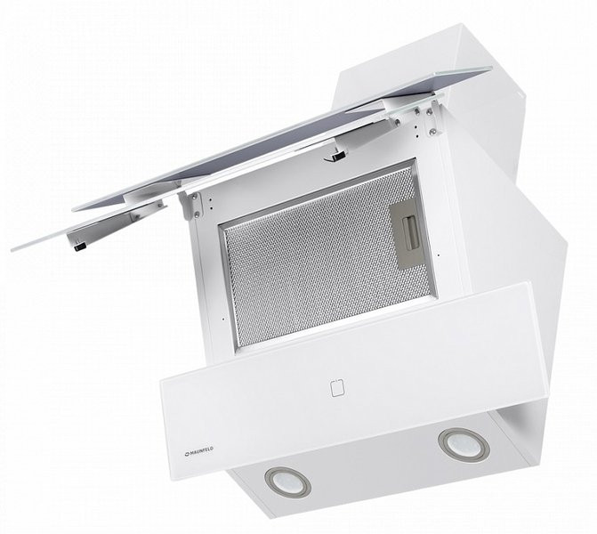 Maunfeld CASCADA 60 Glass White вытяжка наклонная