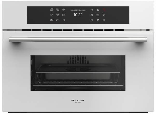 Fulgor FCSO 4510 TEM WH компактный комбинированный паровой шкаф