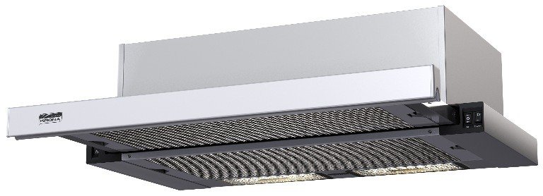 Krona steel KAMILLA 600 WHITE 2М вытяжка встраиваемая телескопическая