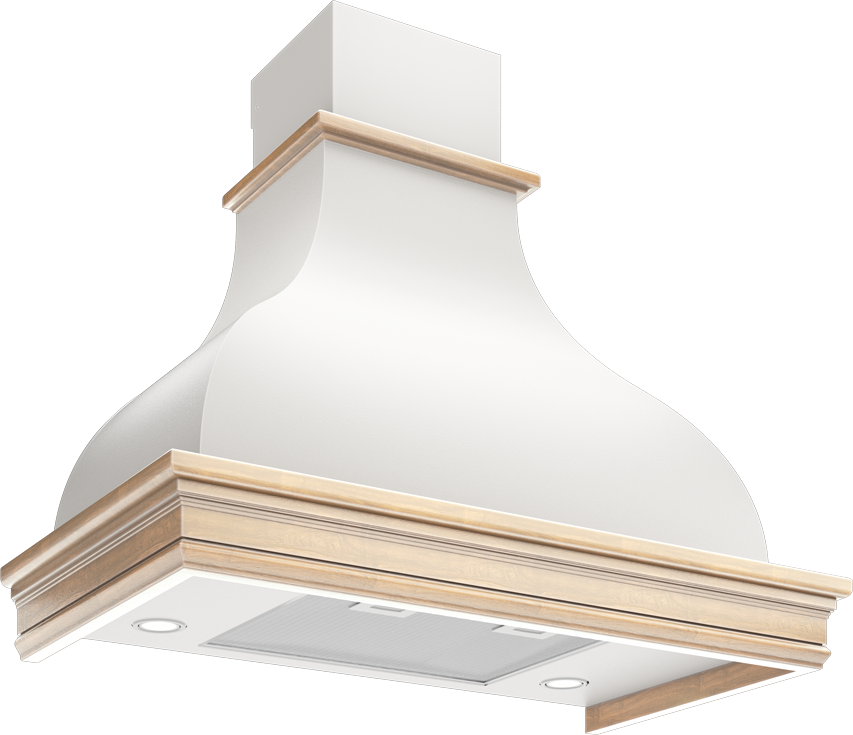 Elikor Аркада Валенсия 60П-650-П3Д белый муар/дуб неокр вытяжка