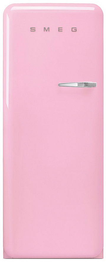 Smeg FAB28LPK5 отдельностоящий однодверный холодильник розовый