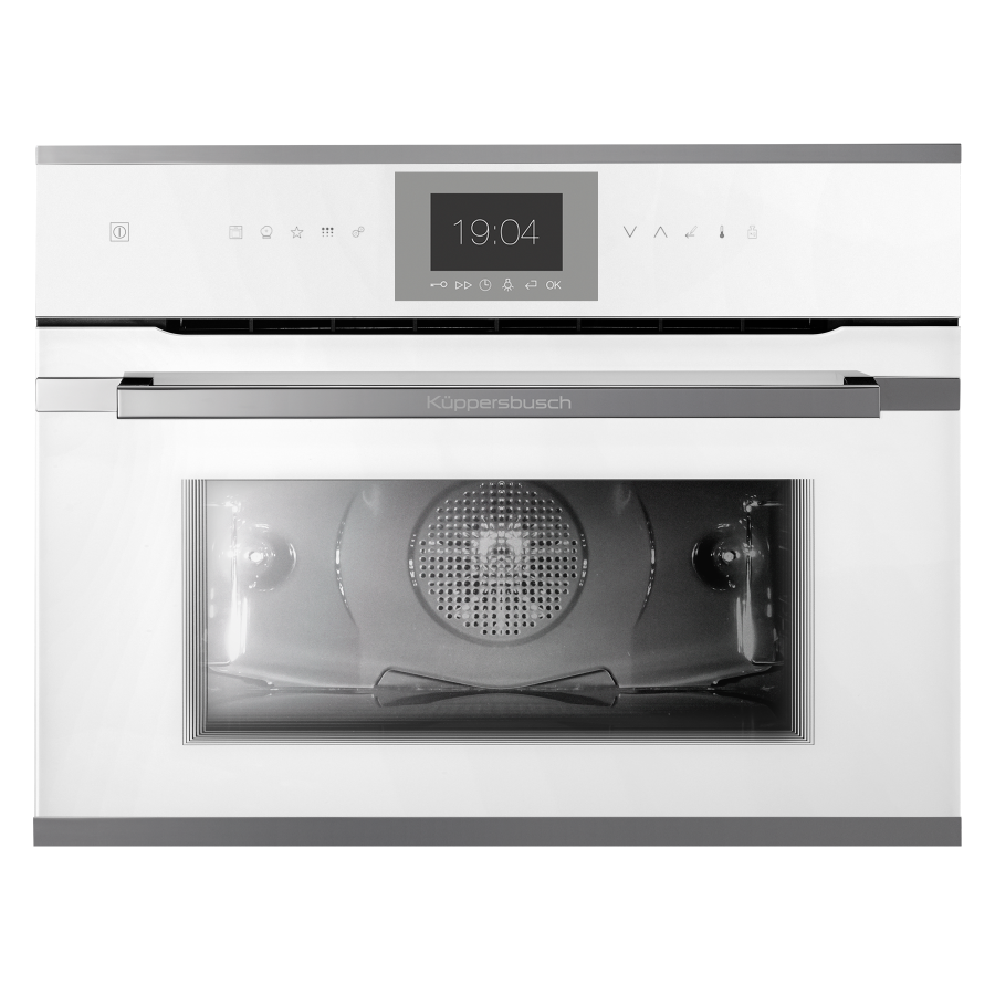 Kuppersbusch CBP 6550.0 W3 Silver Chrome компактный духовой шкаф с системой пиролитической очистки