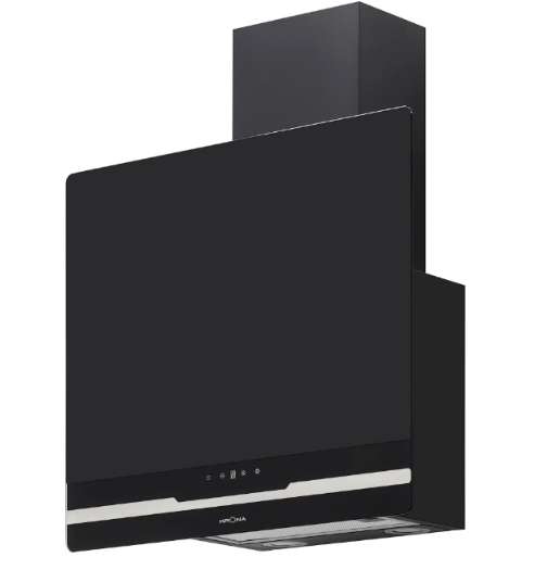 Krona steel DOMENIKA 600 BLACK/INOX S вытяжка